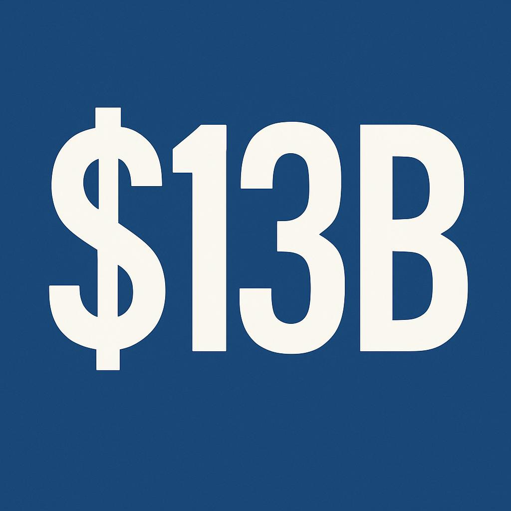 $13B